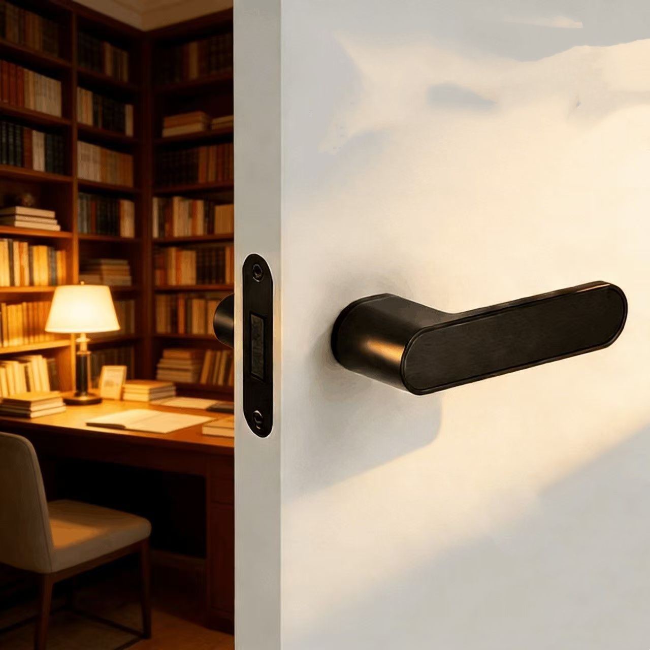 Furniture Hardware Fitting - Zinc Alloy Door Handle Lock Exquisite
