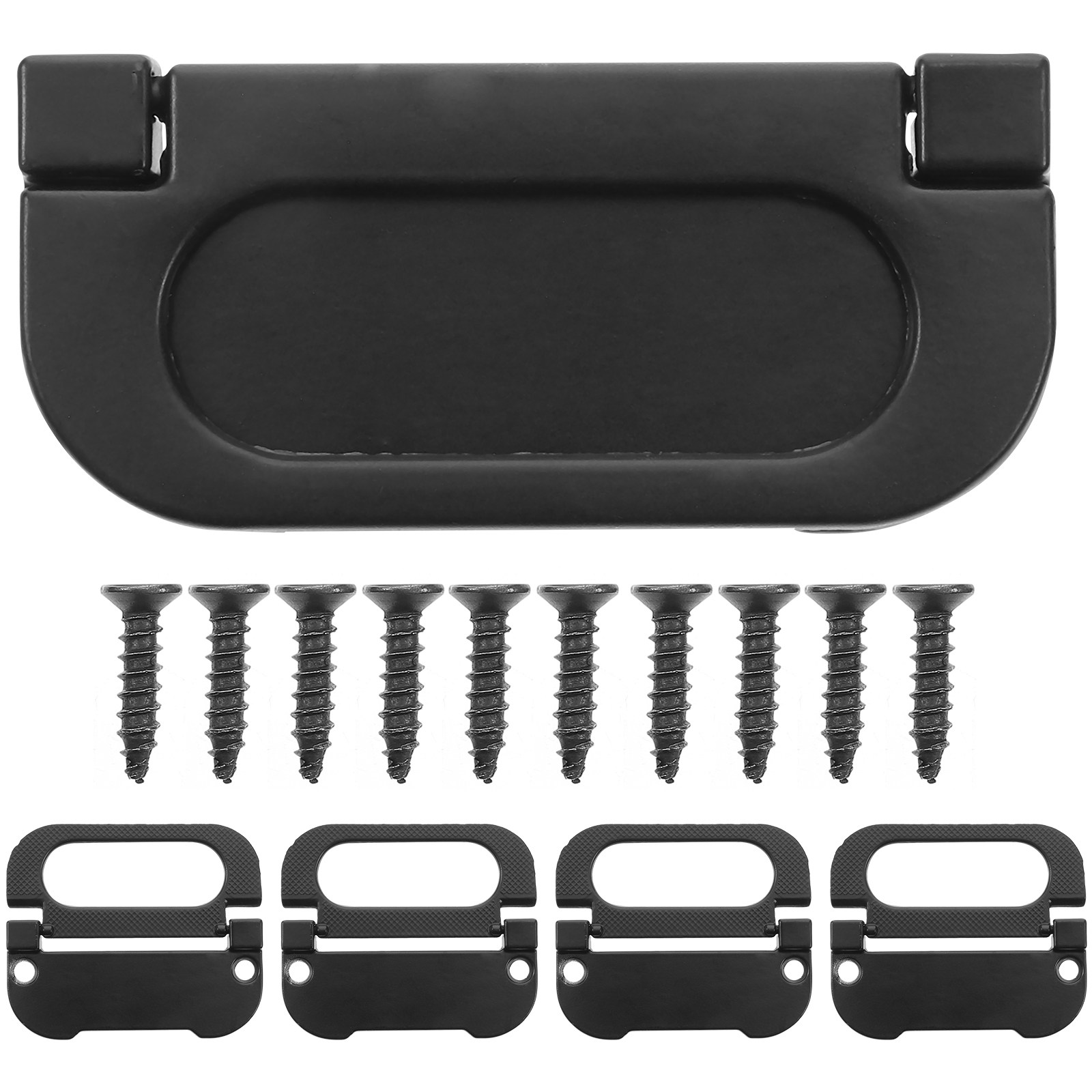 Furniture Hardware Lowes - 5Pcs Recessed Door Handles Zinc Alloy