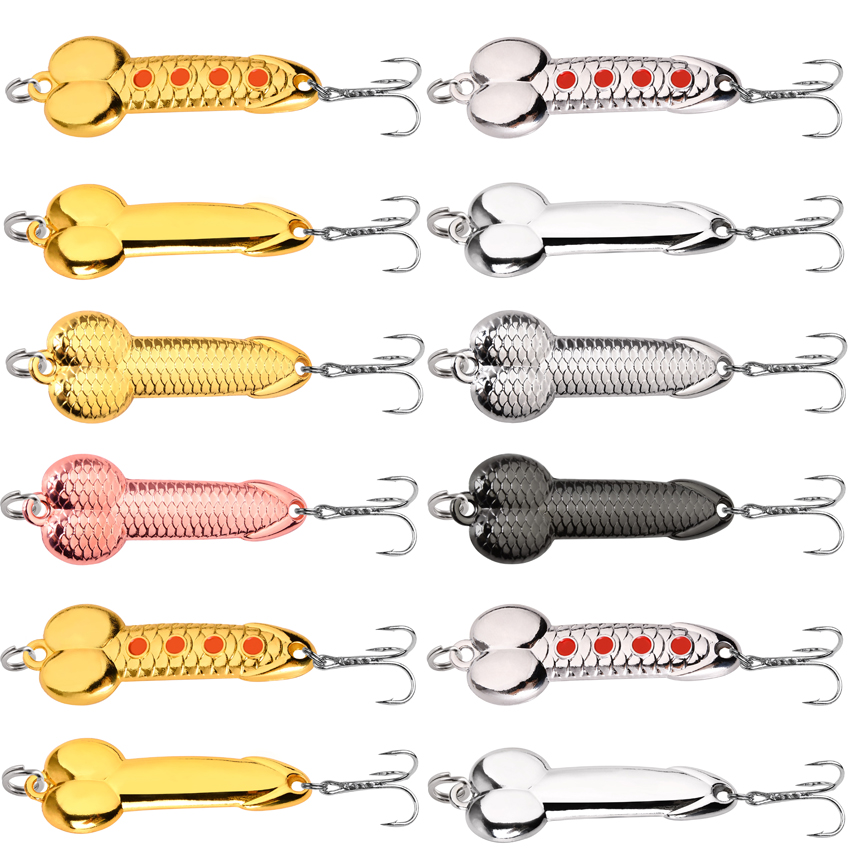 Furniture Hardware Jig - 12Pcs Spoon Fishing Lures Set Metal