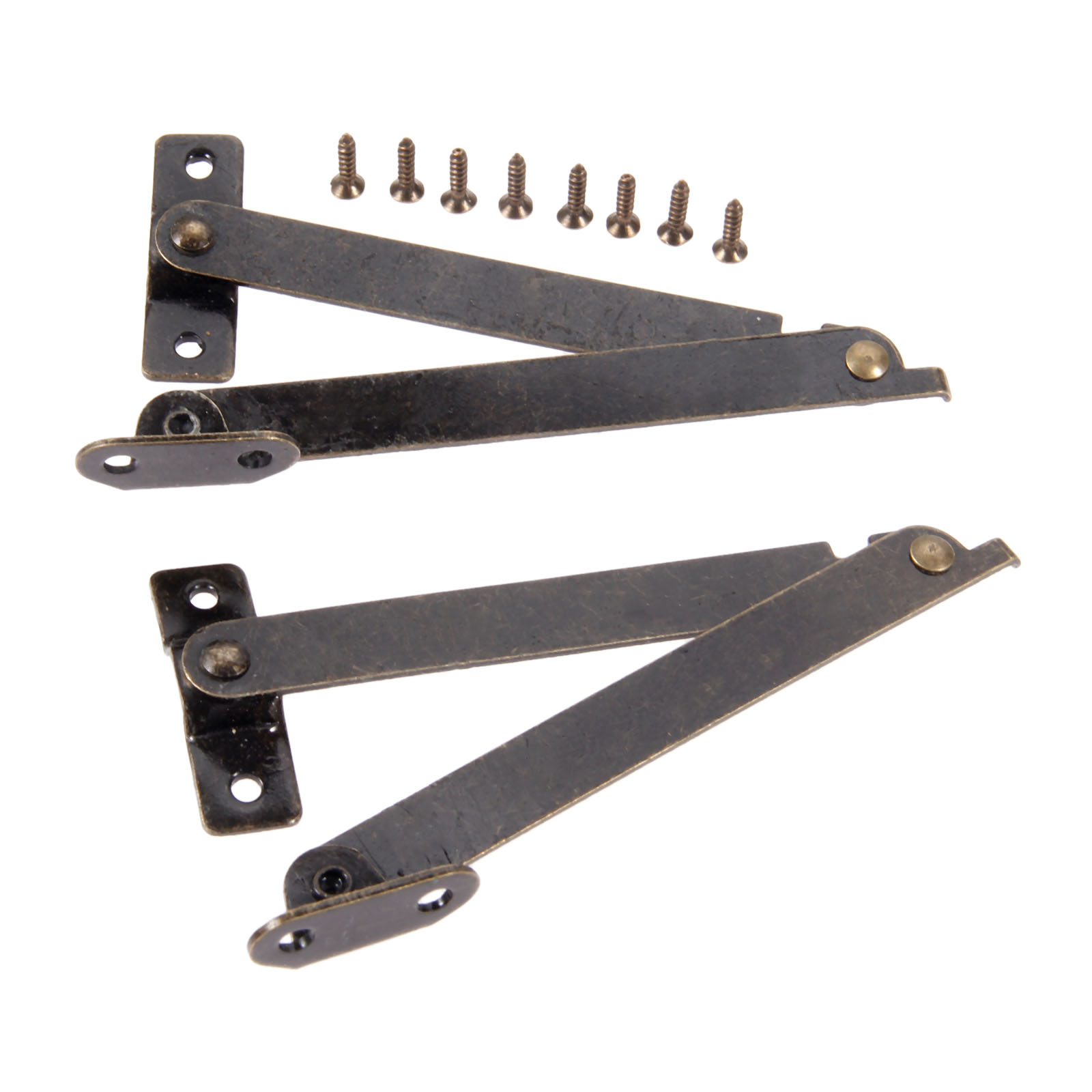 2PCS Lid Support Hinges For Wo - Cabinet Hinge Overlay 评论和价格