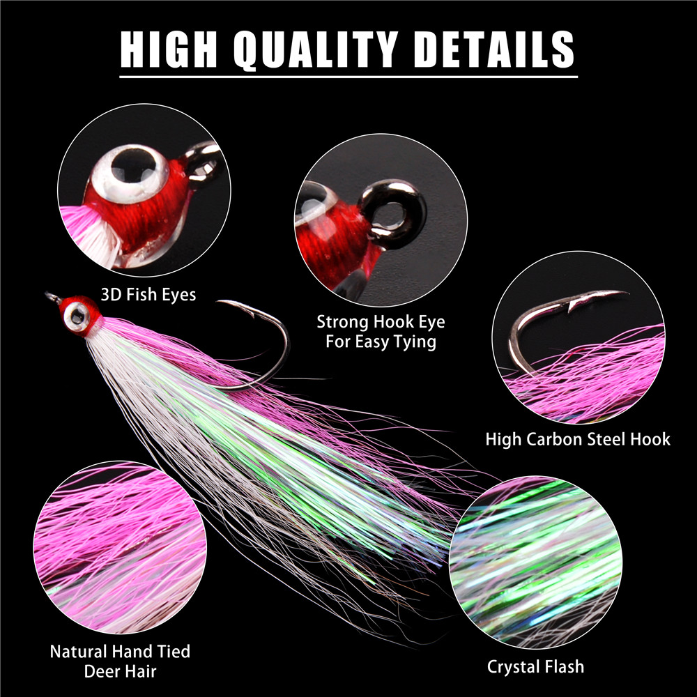 10/20/30PCS Bucktail Teasers f - Furniture Hardware Jig 评论和价格