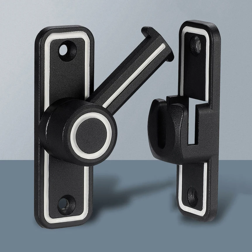 Black Luminous Barn Door Latch - Furniture Hardware Fitting 评论和价格