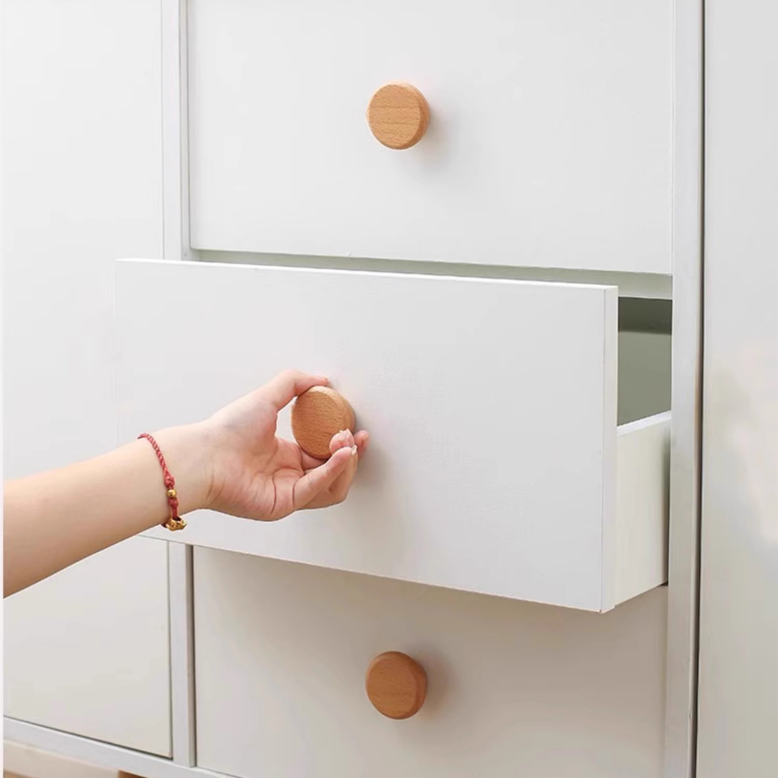 Round Wooden Cabinet Knobs Unf - Furniture Hardware Manufacturer 评论和价格