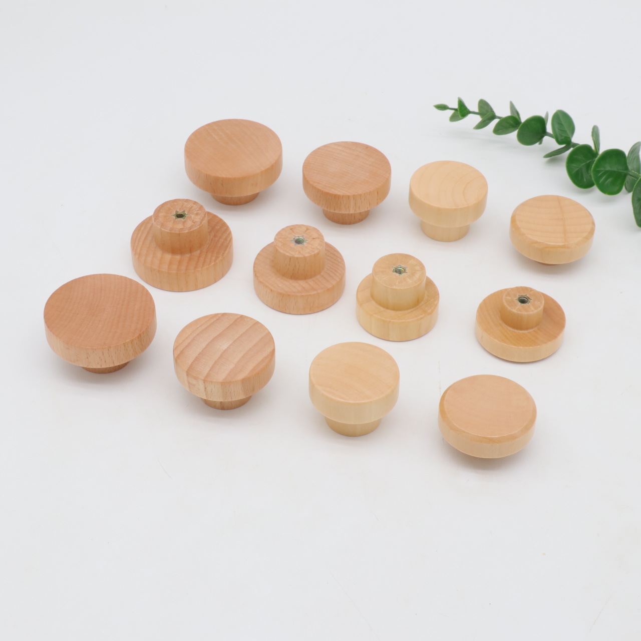 Round Wooden Cabinet Knobs Unf - Furniture Hardware Manufacturer 评论和价格