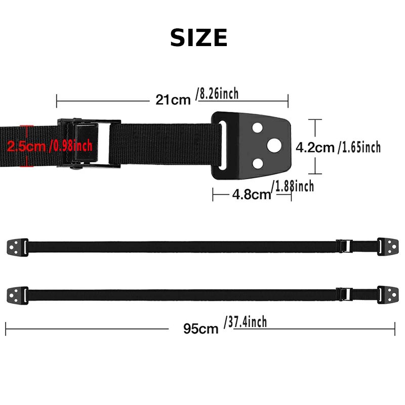 2 Pack Adjustable TV Safety St - Furniture Hardware Manufacturer 评论和价格