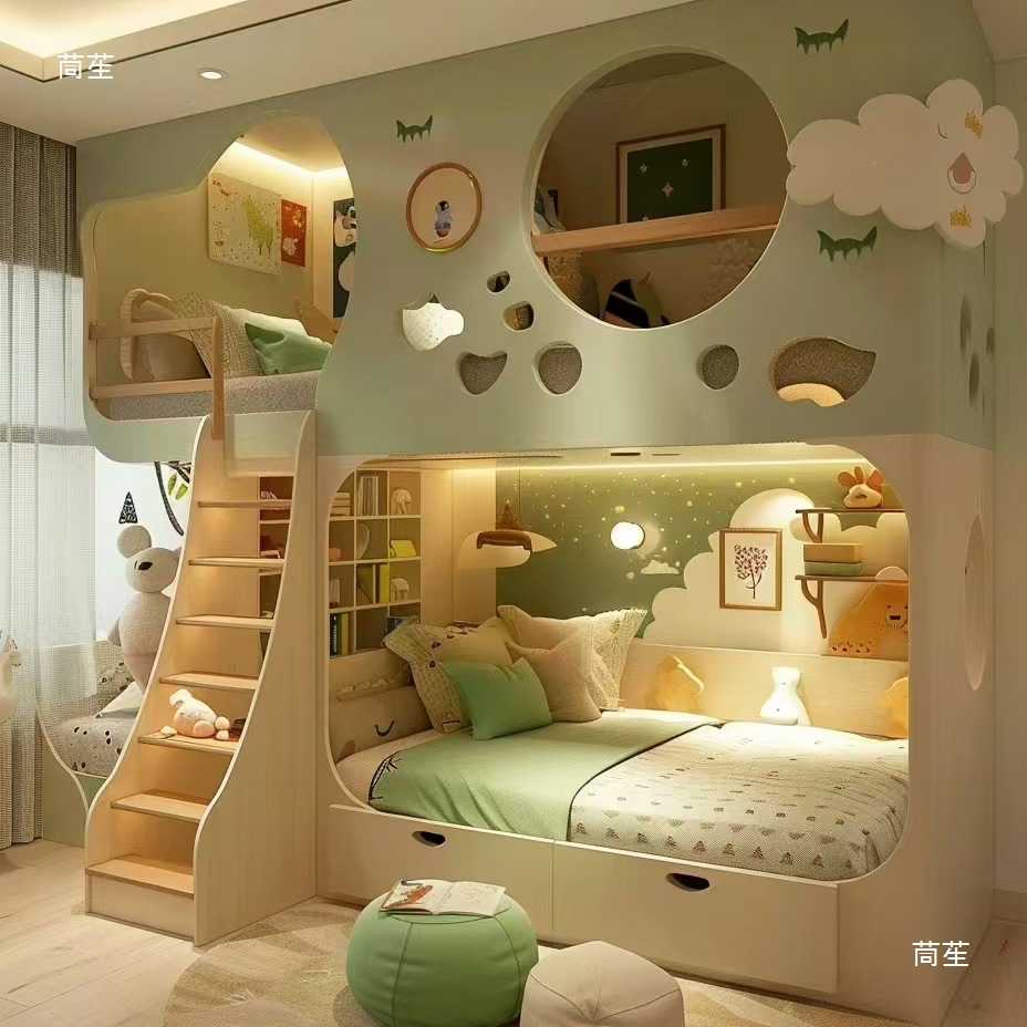 Solid Wood Children's Bed High - Furniture Hardware Lowes 评论和价格
