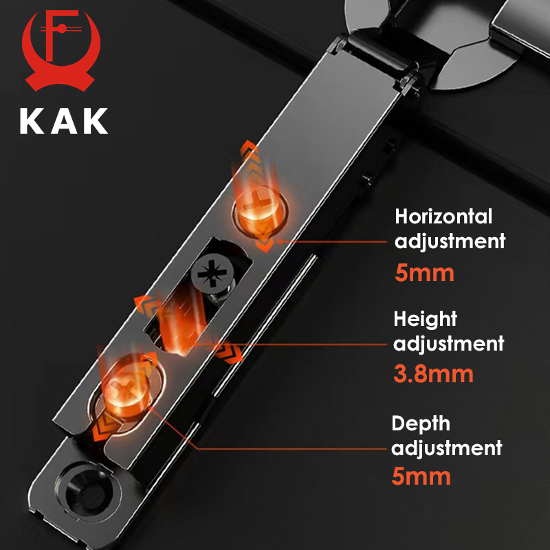 KAK 2PCS Hidden Hydraulic Kitc - Cabinet Hinge Overlay 评论和价格