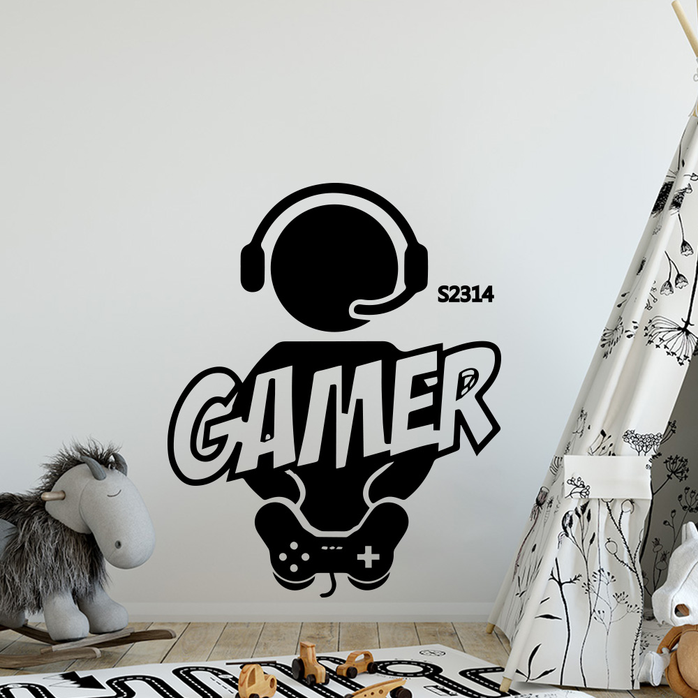 1pc Gamer Wall Art Decal For K - Furniture Hardware Manufacturer 评论和价格