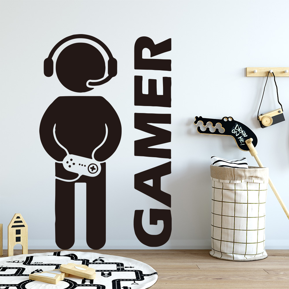1pc Gamer Wall Art Decal For K - Furniture Hardware Manufacturer 评论和价格